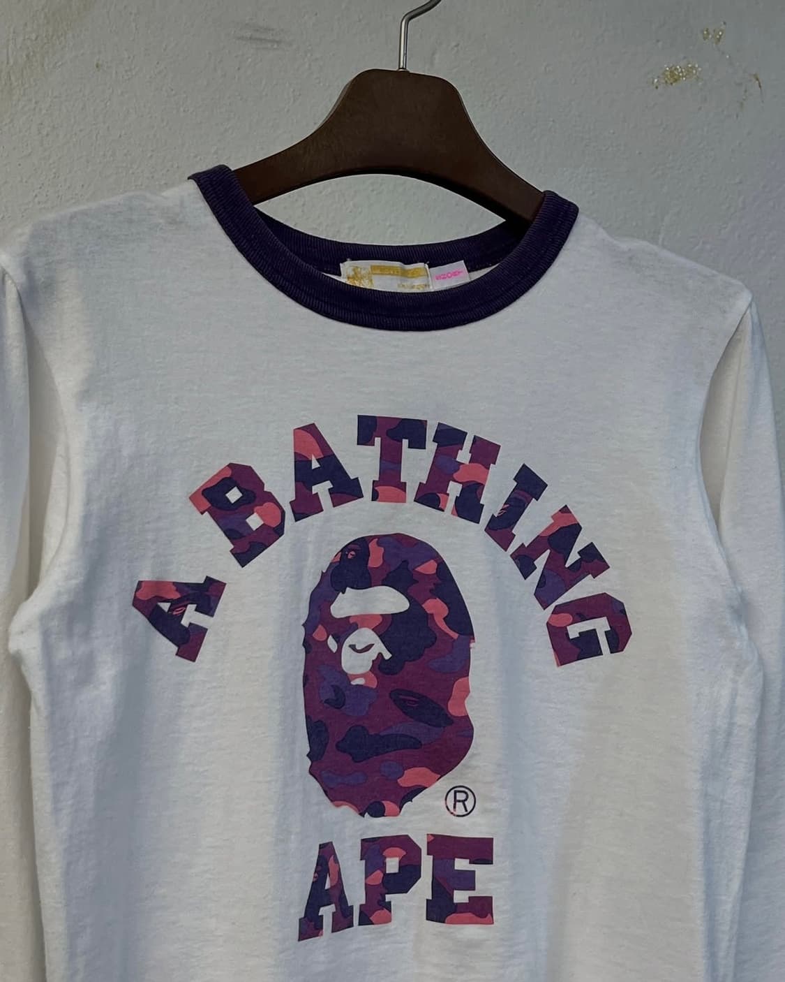 딱붙핏 베이프 링거 롱슬리브 티셔츠 상품이미지6