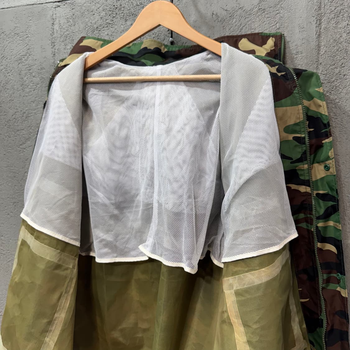 밀리터리 카모 아웃도어 자켓 (XL) 상품이미지4