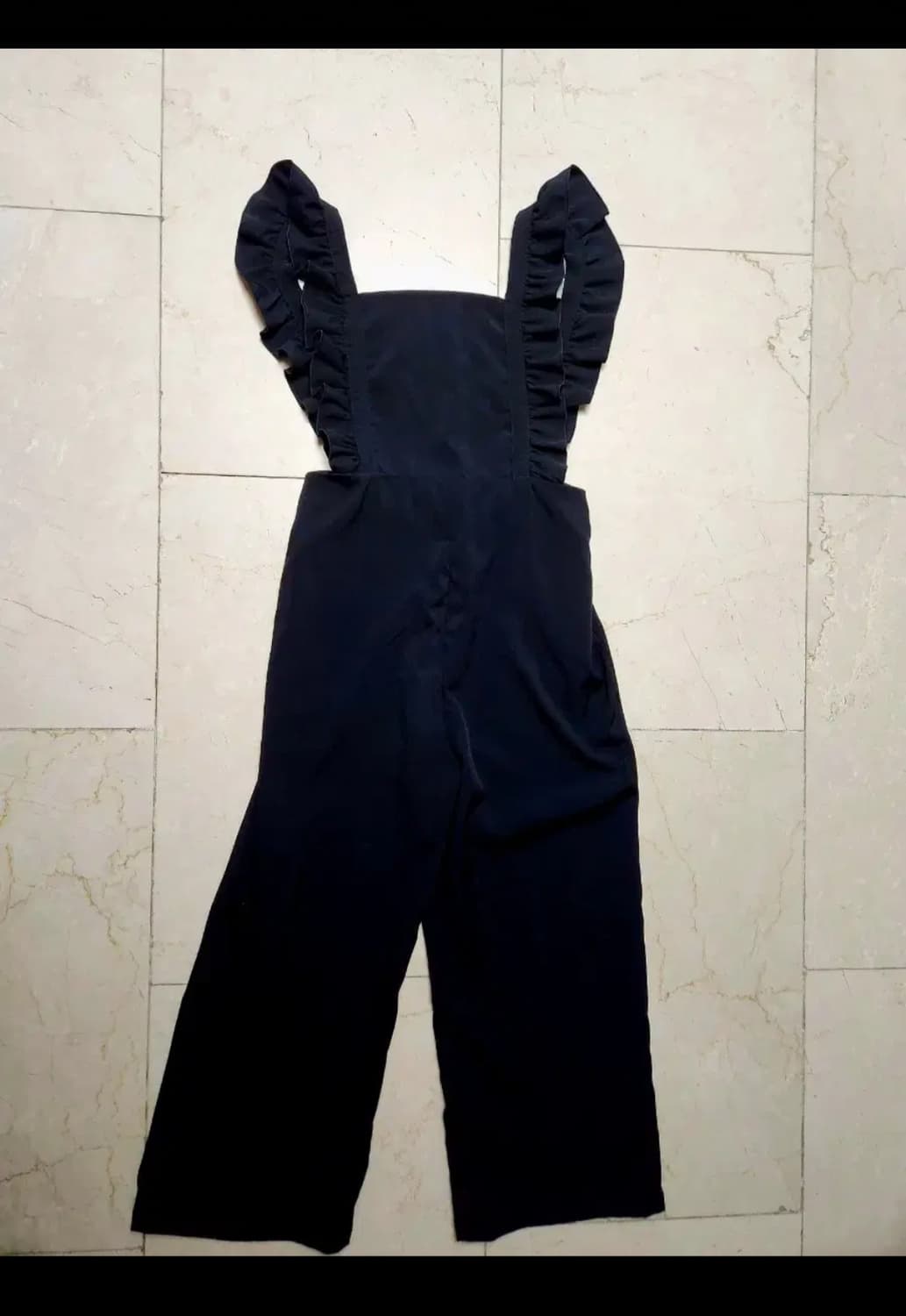 피소녀 고딕 지뢰계 프릴 멜빵 바지 상품이미지1