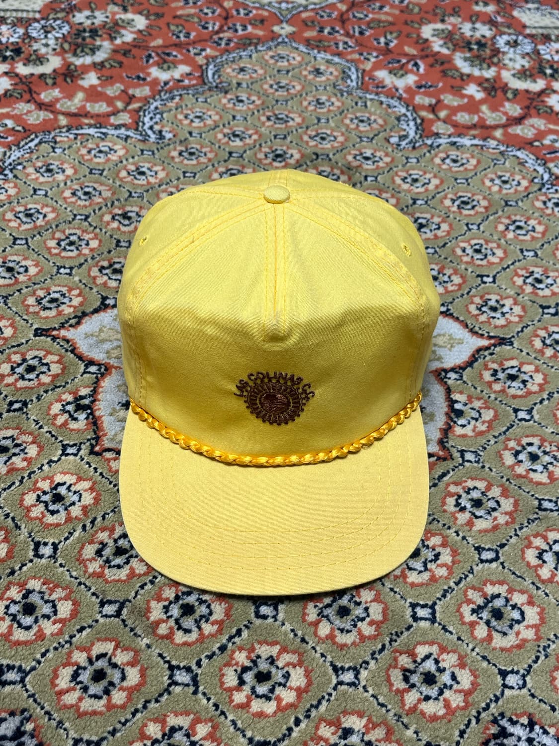 [FREE] Derby Cap USA 빈티지 옐로우 트러커캡 상품이미지1