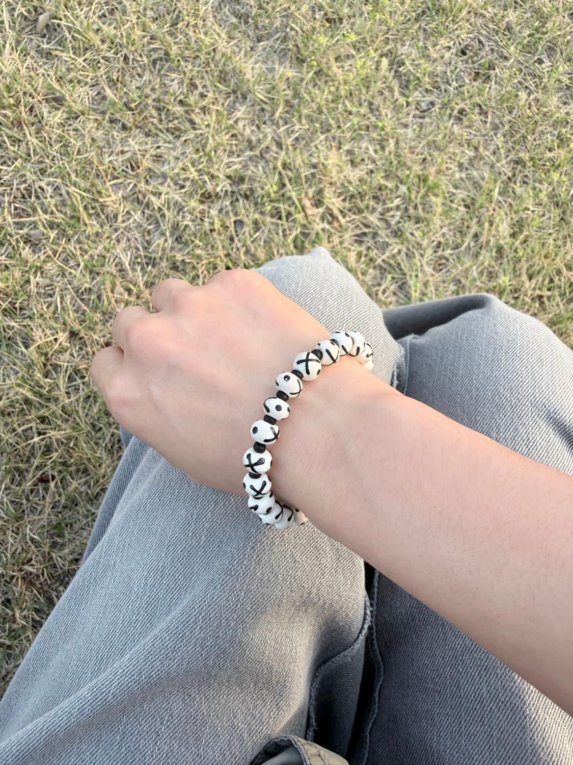 핸드메이드 빈티지무드 비즈 팔찌 상품이미지3