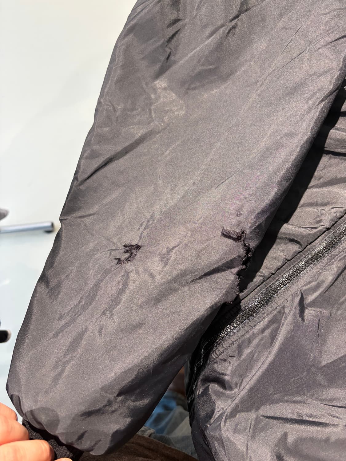 90s 파타고니아 자수 쉘드 신칠라 블랙 자켓 상품이미지8