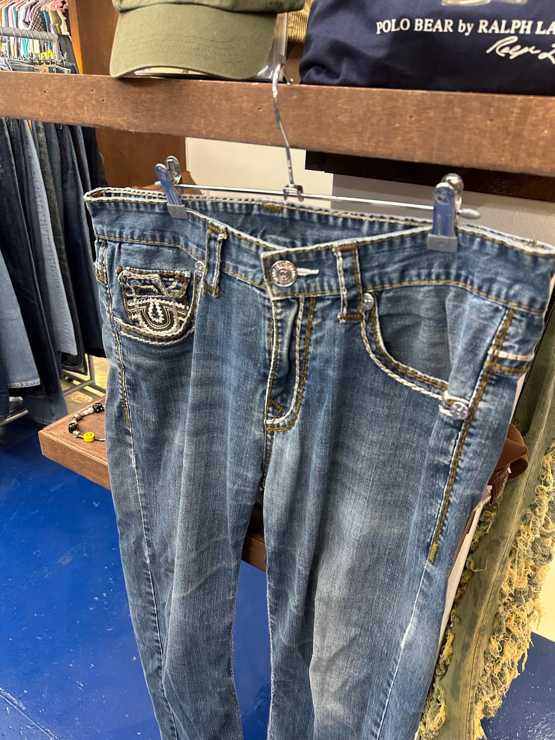 트루릴리전 리키 빅스티치 데님 상품이미지4