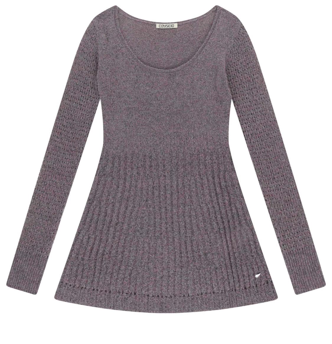 코이세이오SOFT BELL KNIT PURPLE GREY(색상 교환도o) 상품이미지1