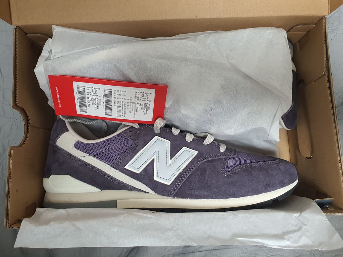 뉴발란스 996 퍼플 275mm (미개봉 새 제품) 상품이미지1