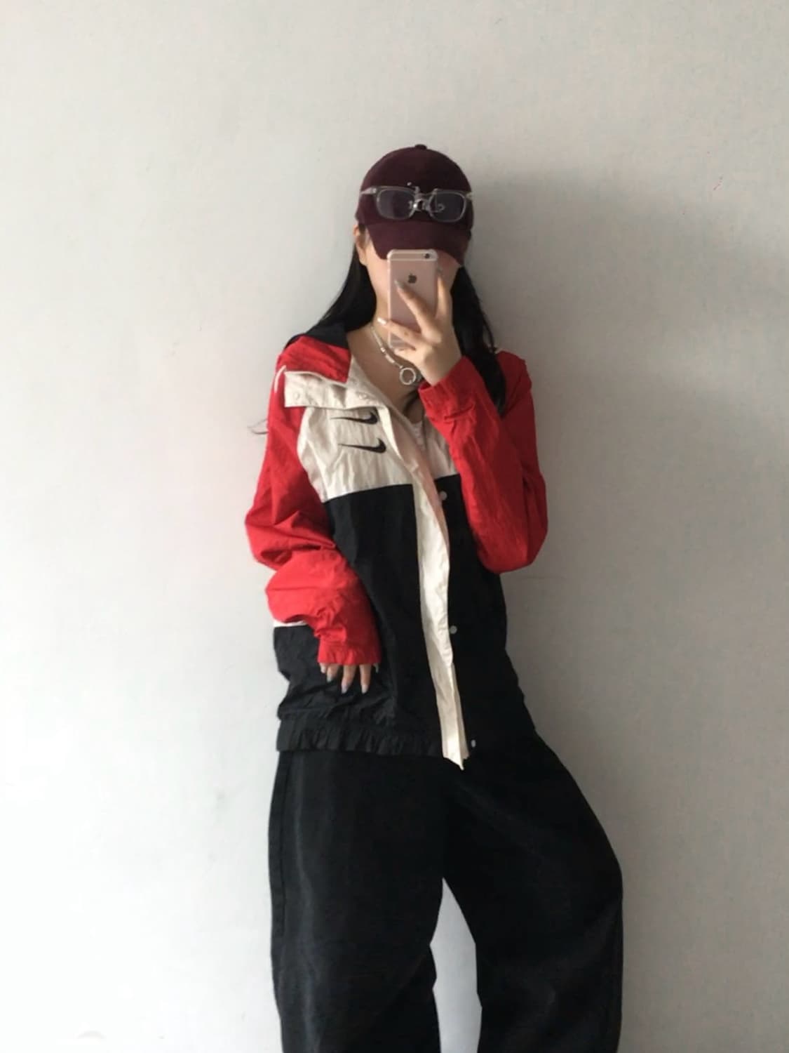 나이키 더블스우시 배색 바람막이 상품이미지2