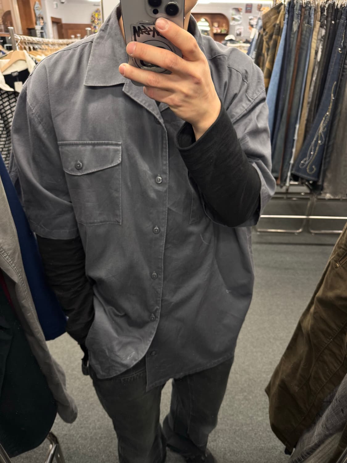 3XL)할리데이비슨 빈티지 로고 프린팅 반팔 셔츠 상품이미지1