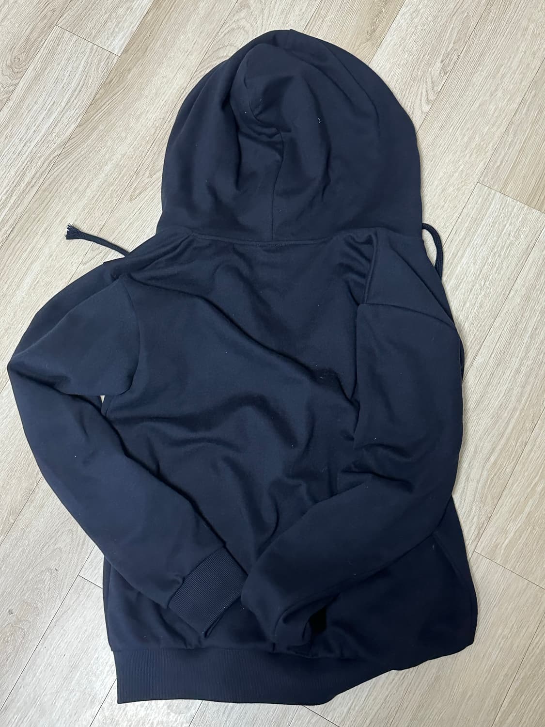 슬림 후드집업 네이비  상품이미지3