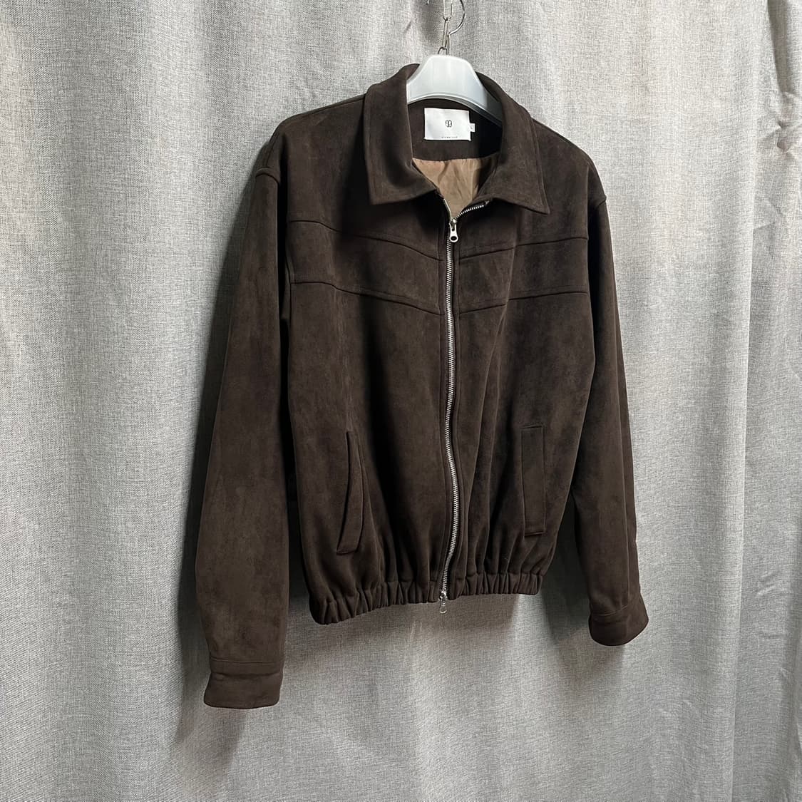 [L] 시그니처 브라운 스웨이드 블루종 자켓 상품이미지2