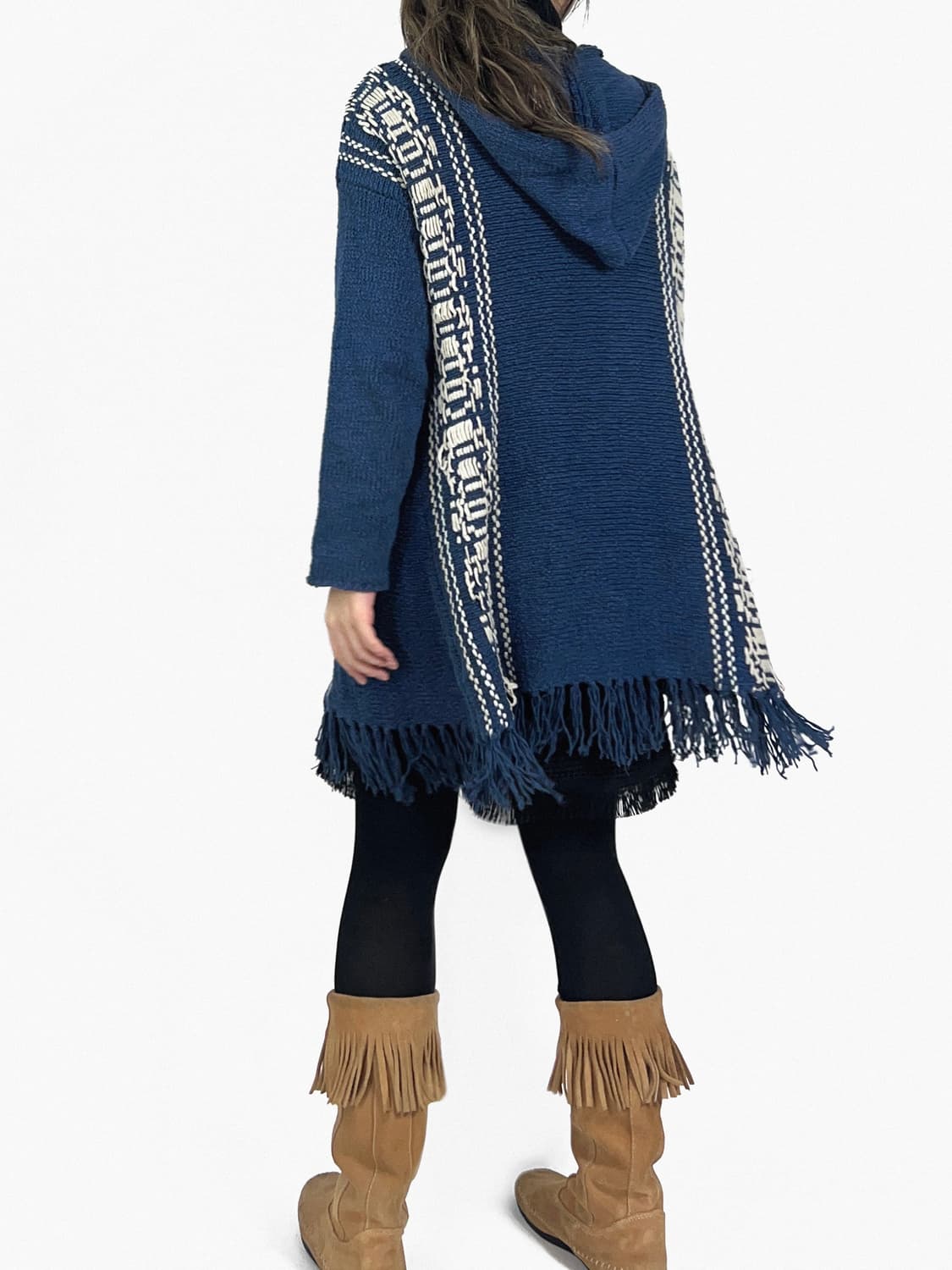 Azul by Moussy fringe knit cardigan 상품이미지4