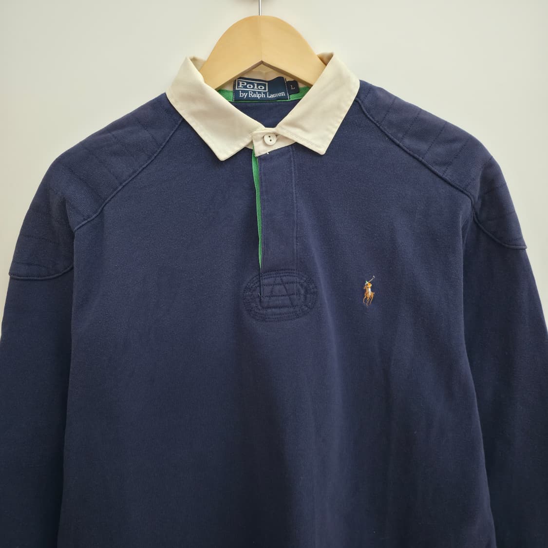 [L] 폴로 랄프로렌 럭비 네이비 스웻셔츠 상품이미지2