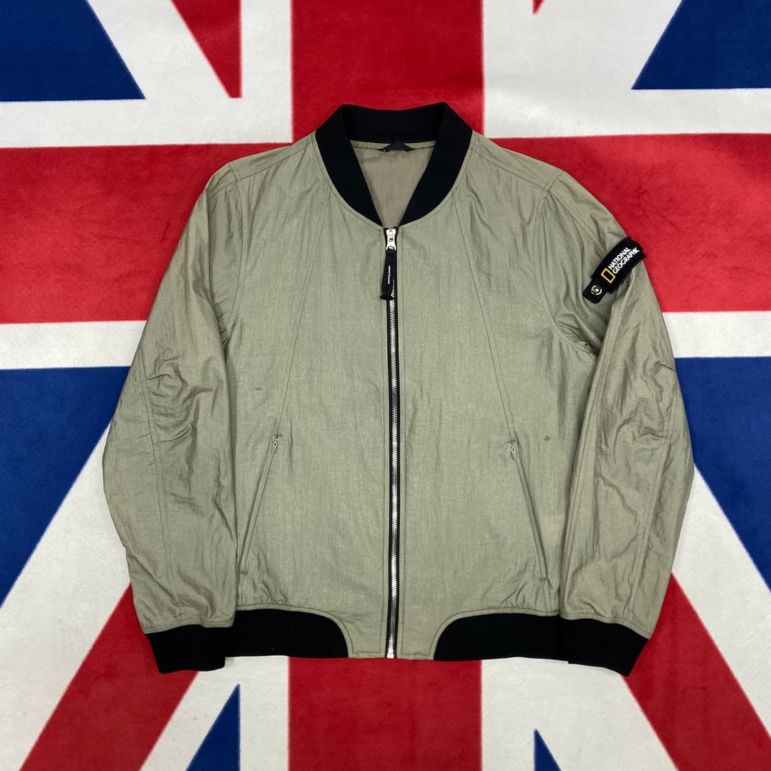 내셔널지오그래픽 나일론 자켓 S 실측 M  상품이미지1