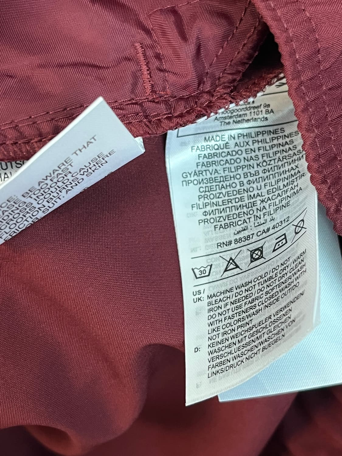 [해외/M] 아디다스 정품 피파 바람막이 버건디  상품이미지6