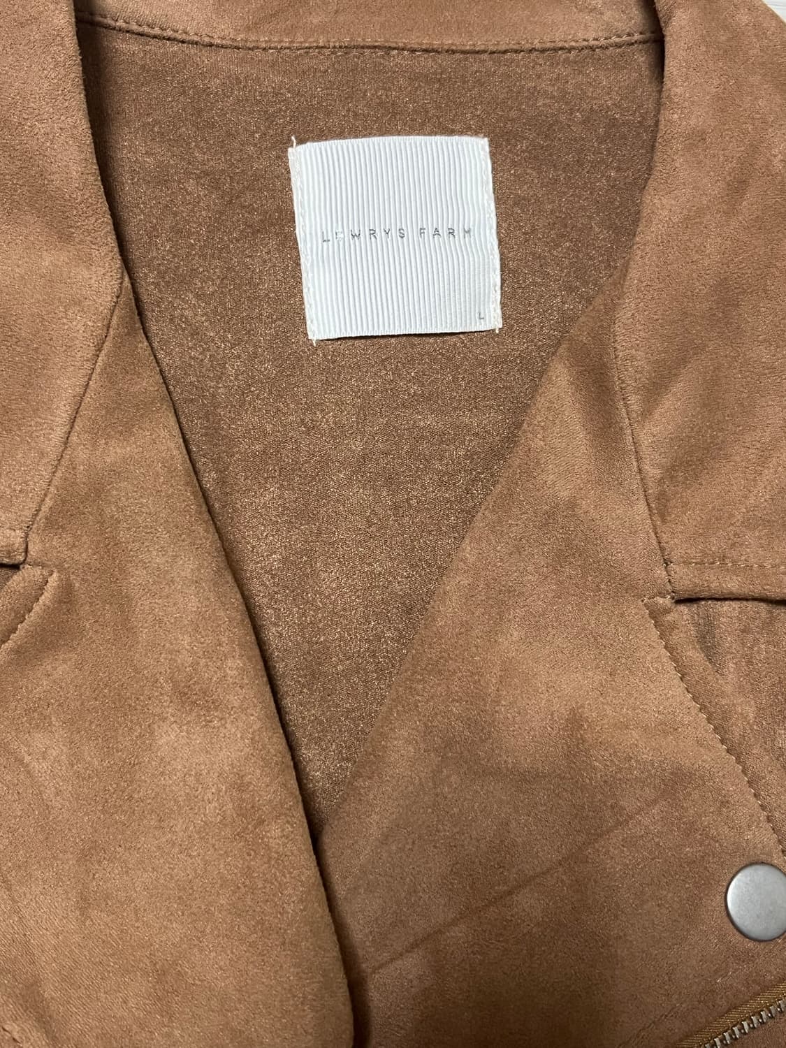 로리즈팜 스웨이드 바이커 자켓 상품이미지2