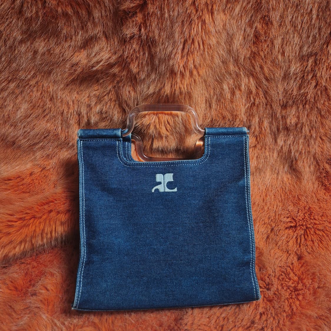 Courreges 꾸레쥬 데님 토트백  상품이미지2