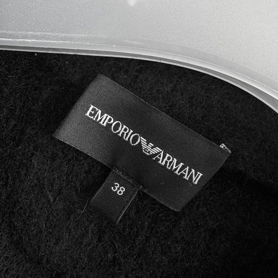 알마니 블랙 니트 풀오버 상품이미지2