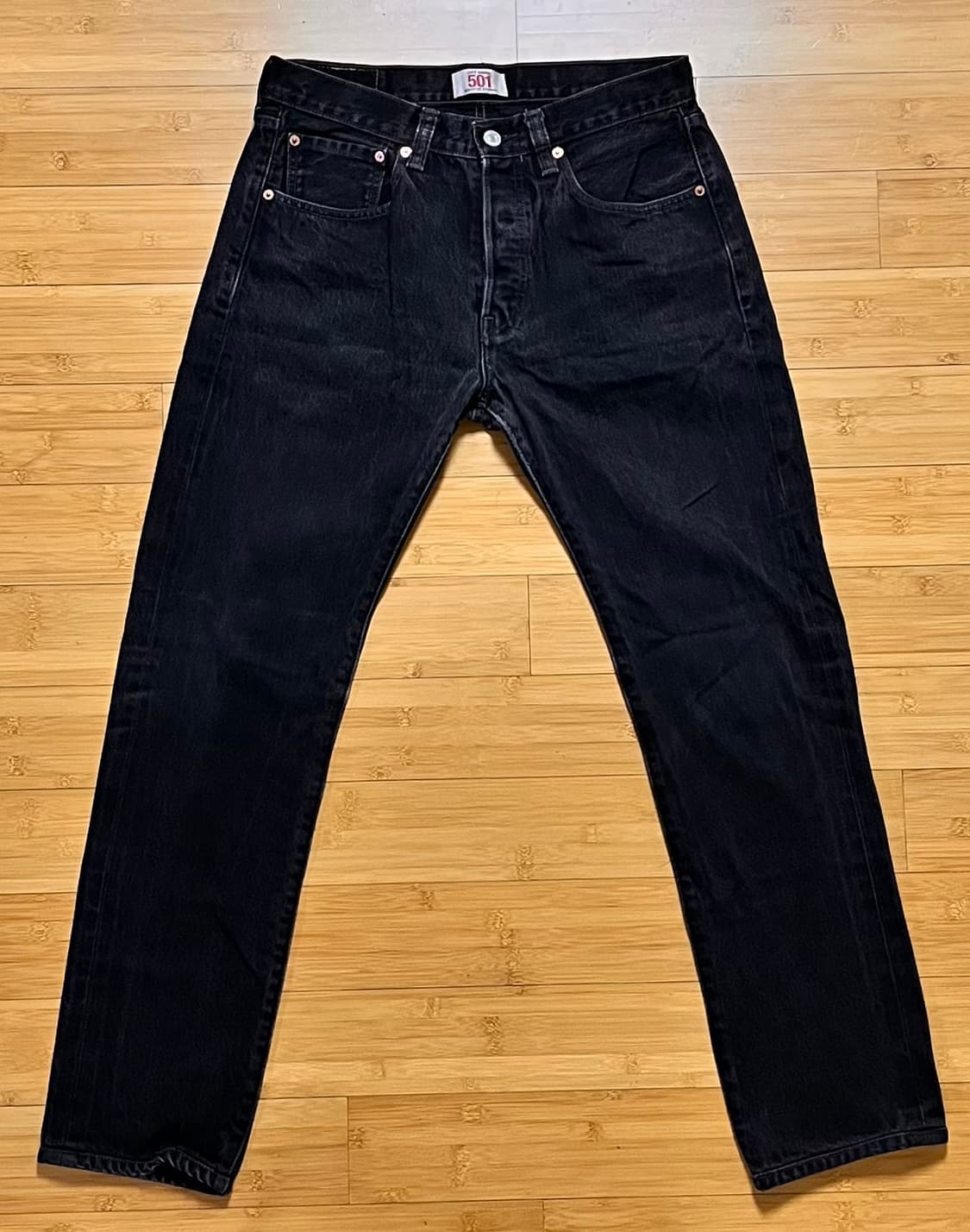 리바이스 501 블랙진 데님팬츠 W32 L33 상품이미지2
