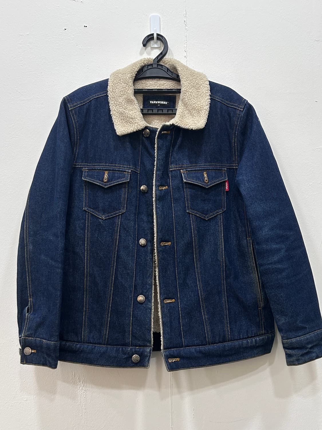 밴웍스 쉐르파 데님자켓 남성 M 상품이미지2
