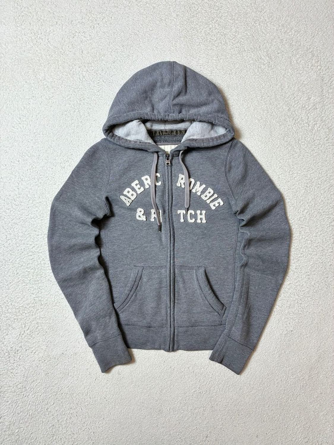 아베크롬비 00s Y2K 자수로고 후드 집업 PN7067 상품이미지1