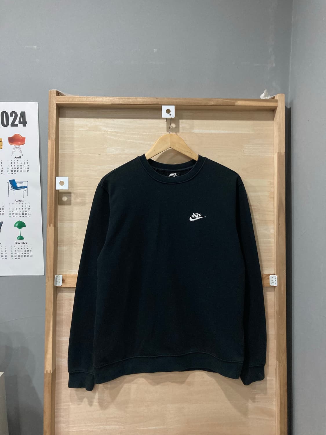 나이키 맨투맨 (검정) 상품이미지3