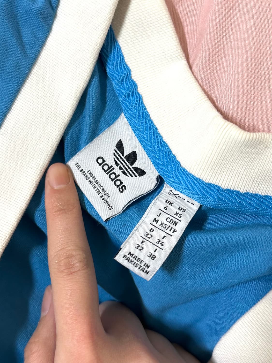 빈티지 아디다스 트랙 크롭 티셔츠 상품이미지2