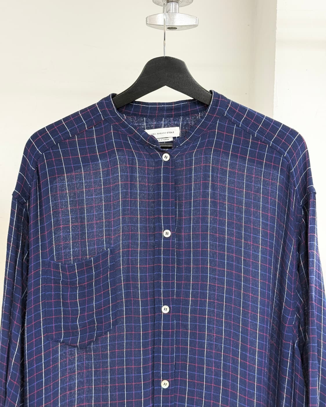 이자벨 마랑 에뚜왈 블루 디퓨젼 셔츠 드레스 상품이미지2