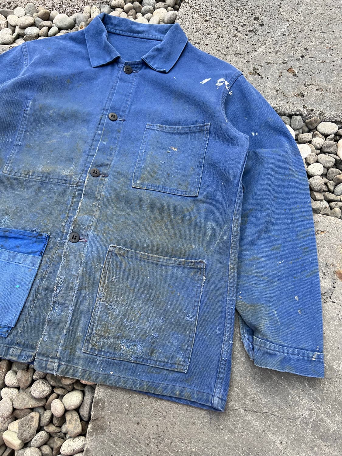HARD FADED VINTAGE WASHING 프렌치워크자켓 상품이미지4