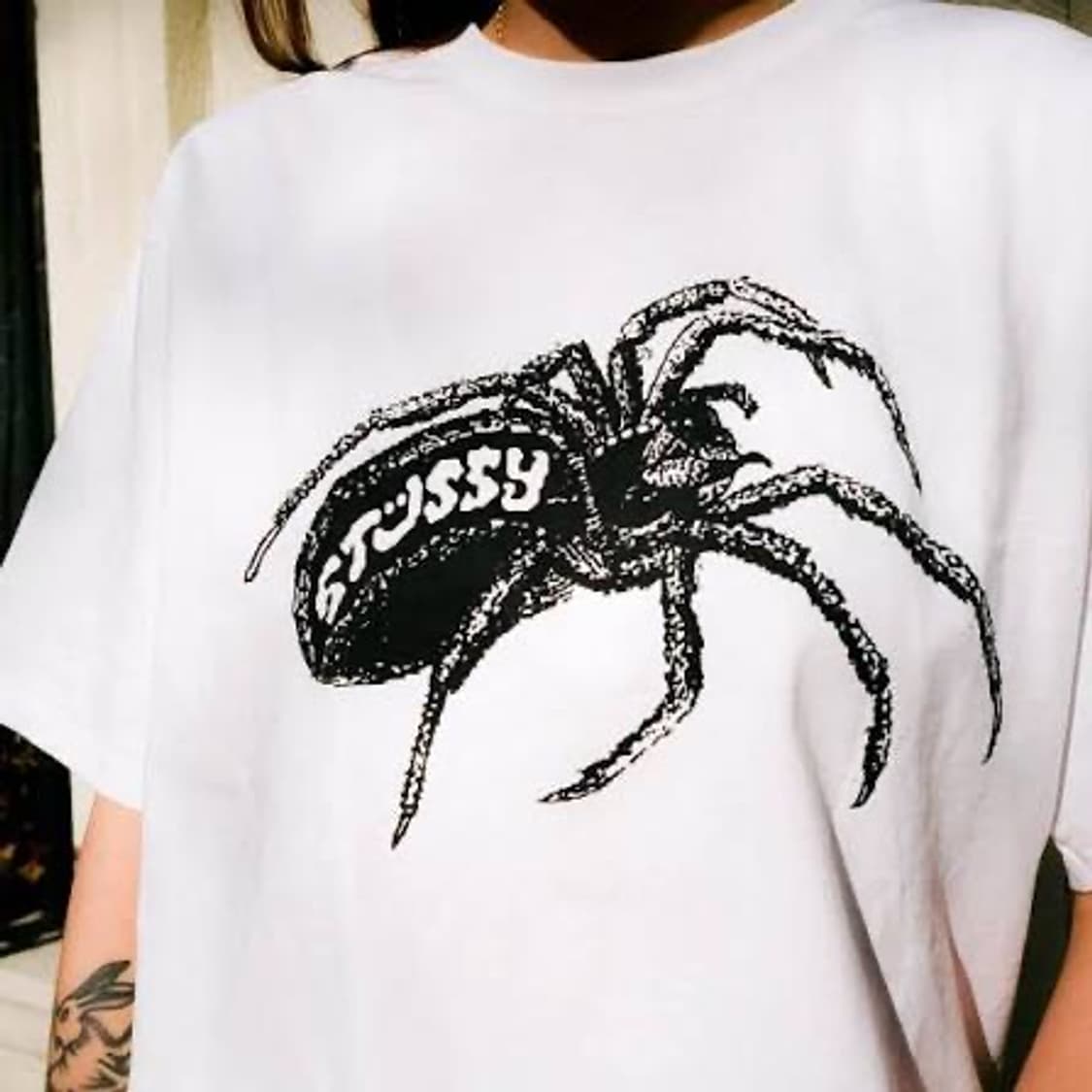 스투시 위도우 티셔츠 화이트 XL 상품이미지1