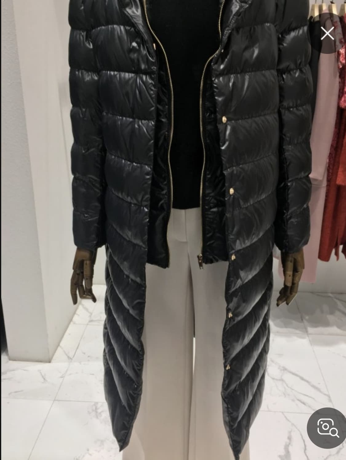 모조에스핀 거위털 이중 패딩 사이즈 55 상품이미지2