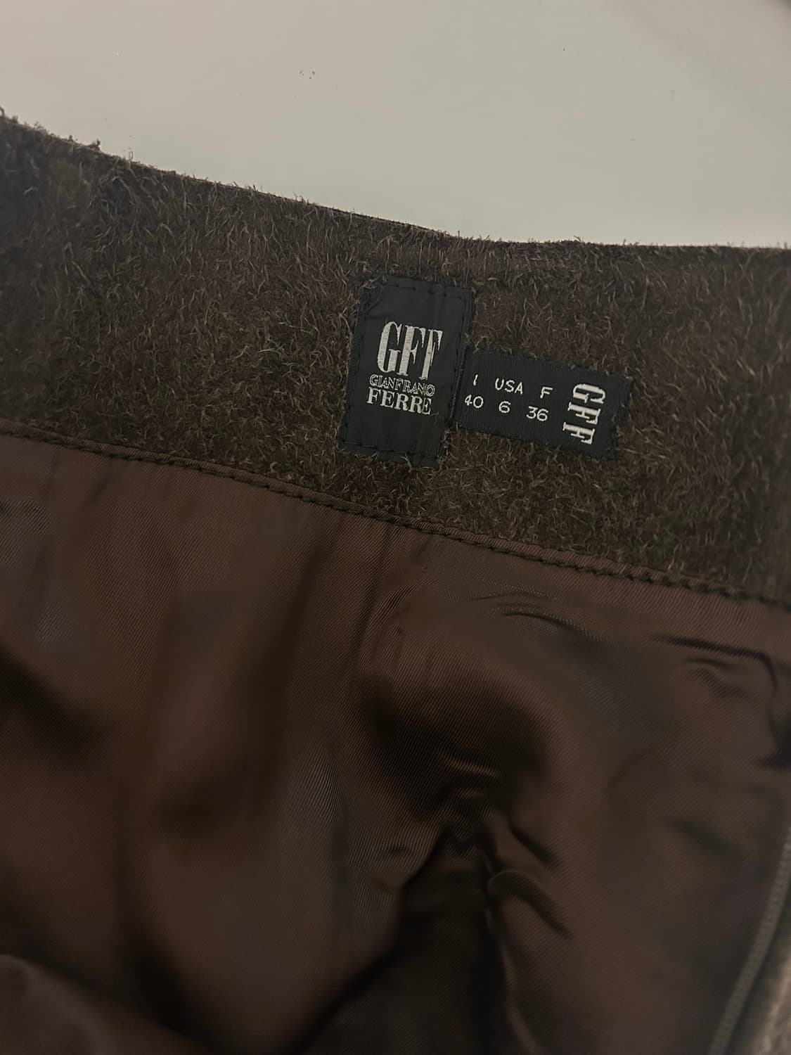 지안프랑코페레 스웨이드 프린지 스커트 상품이미지7