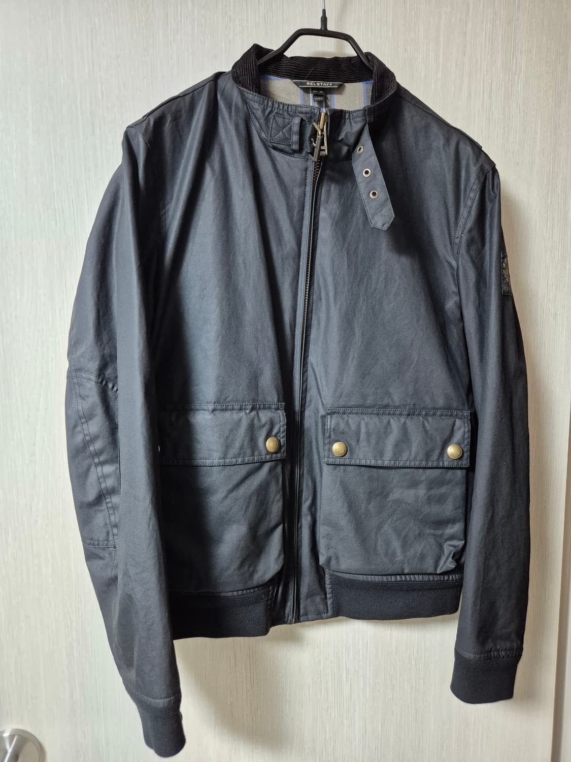 (정품) 벨스타프 스카우트  바람막이 자켓 봄버 왁싱자켓 38 상품이미지4