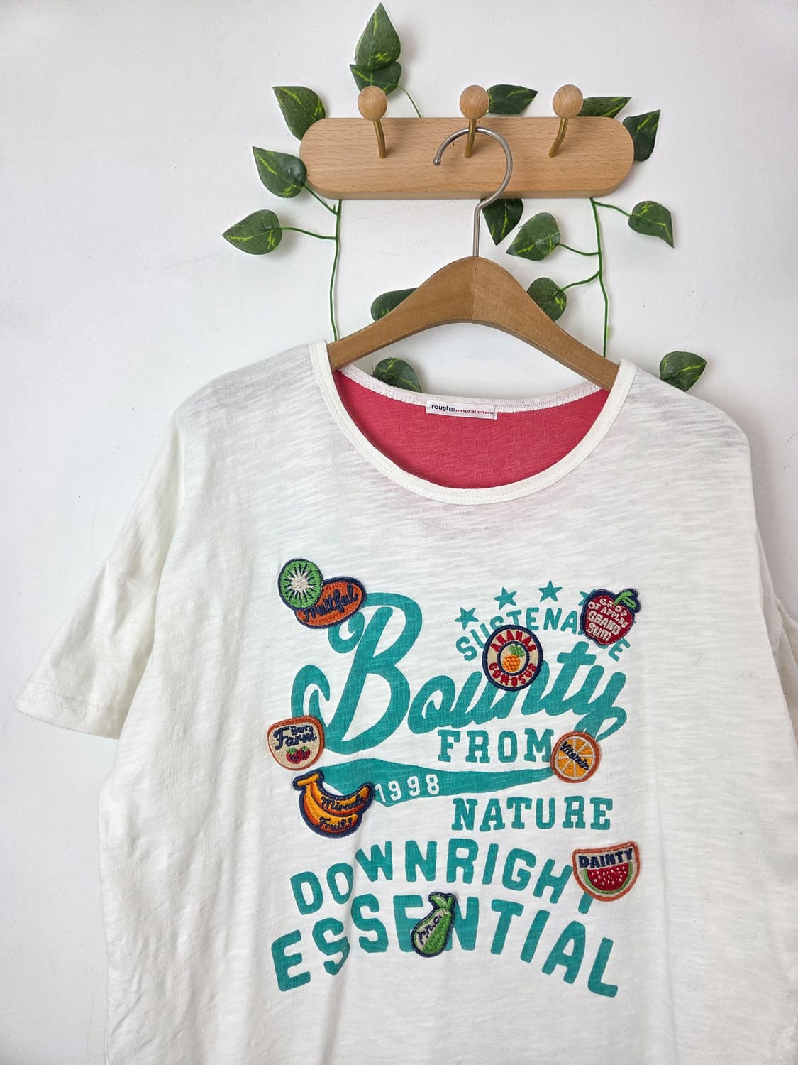 rough 패치 반팔 티셔츠 상품이미지2