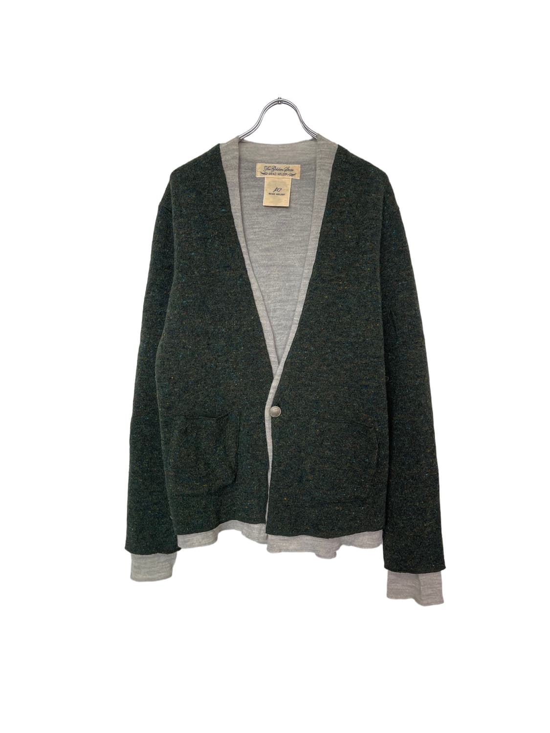 REMI RELIEF Concho Layered Wool Cardigan 상품이미지1