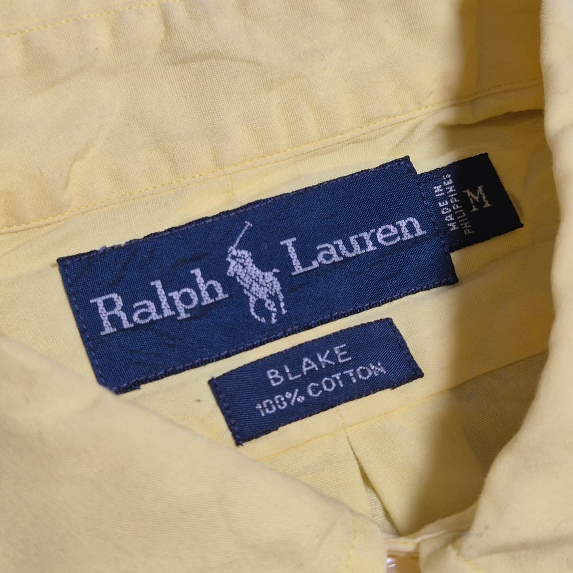 [M] 폴로 박스핏 블레어 옐로우 셔츠 -499 상품이미지3