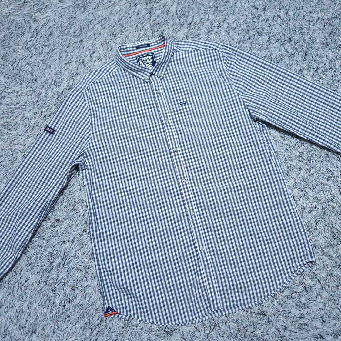 슈퍼드라이) XL 남자 체크셔츠남방 / 왕눈이샵 상품이미지2
