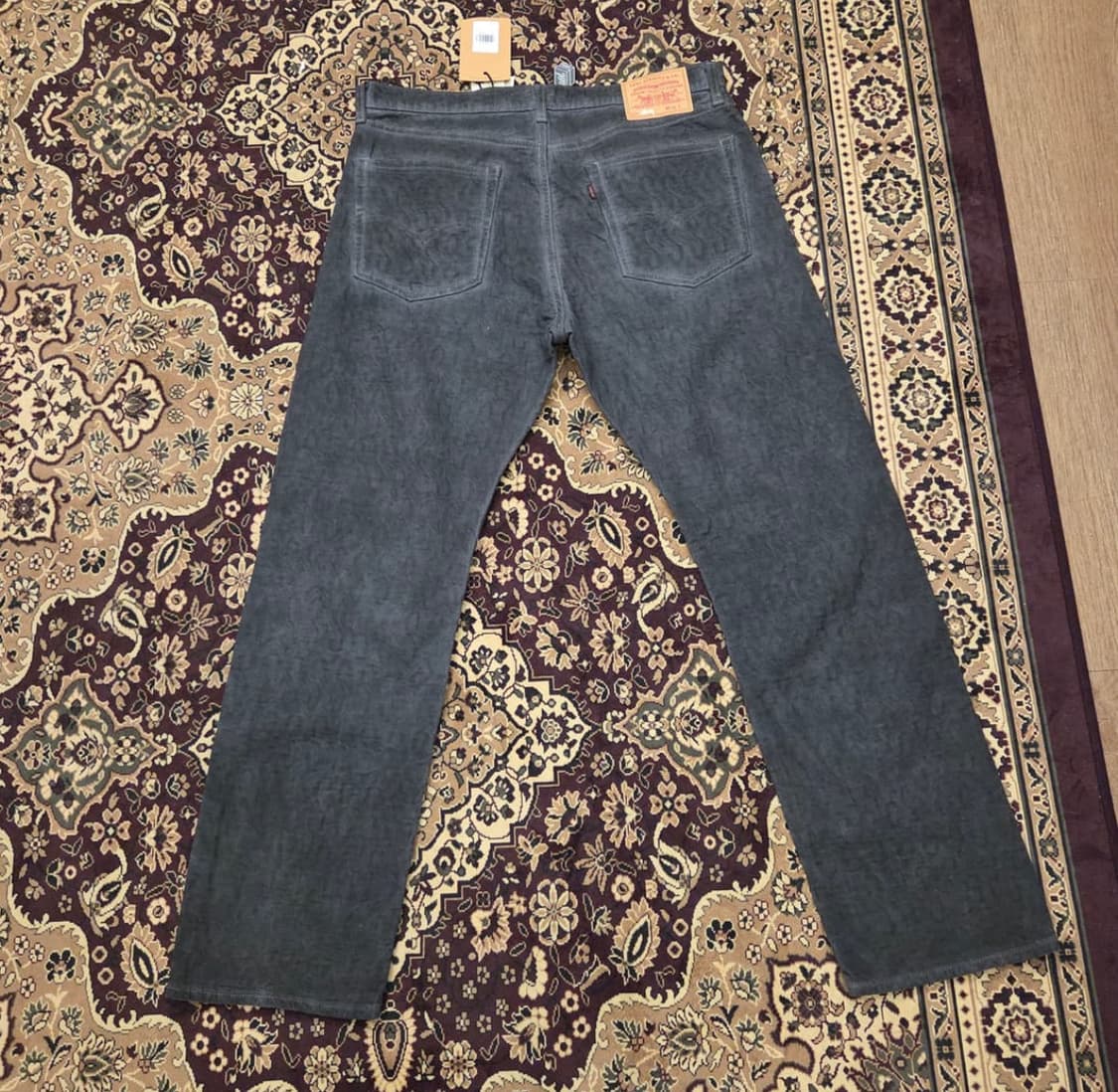 리바이스x스투시 자카드진 블랙 상품이미지2