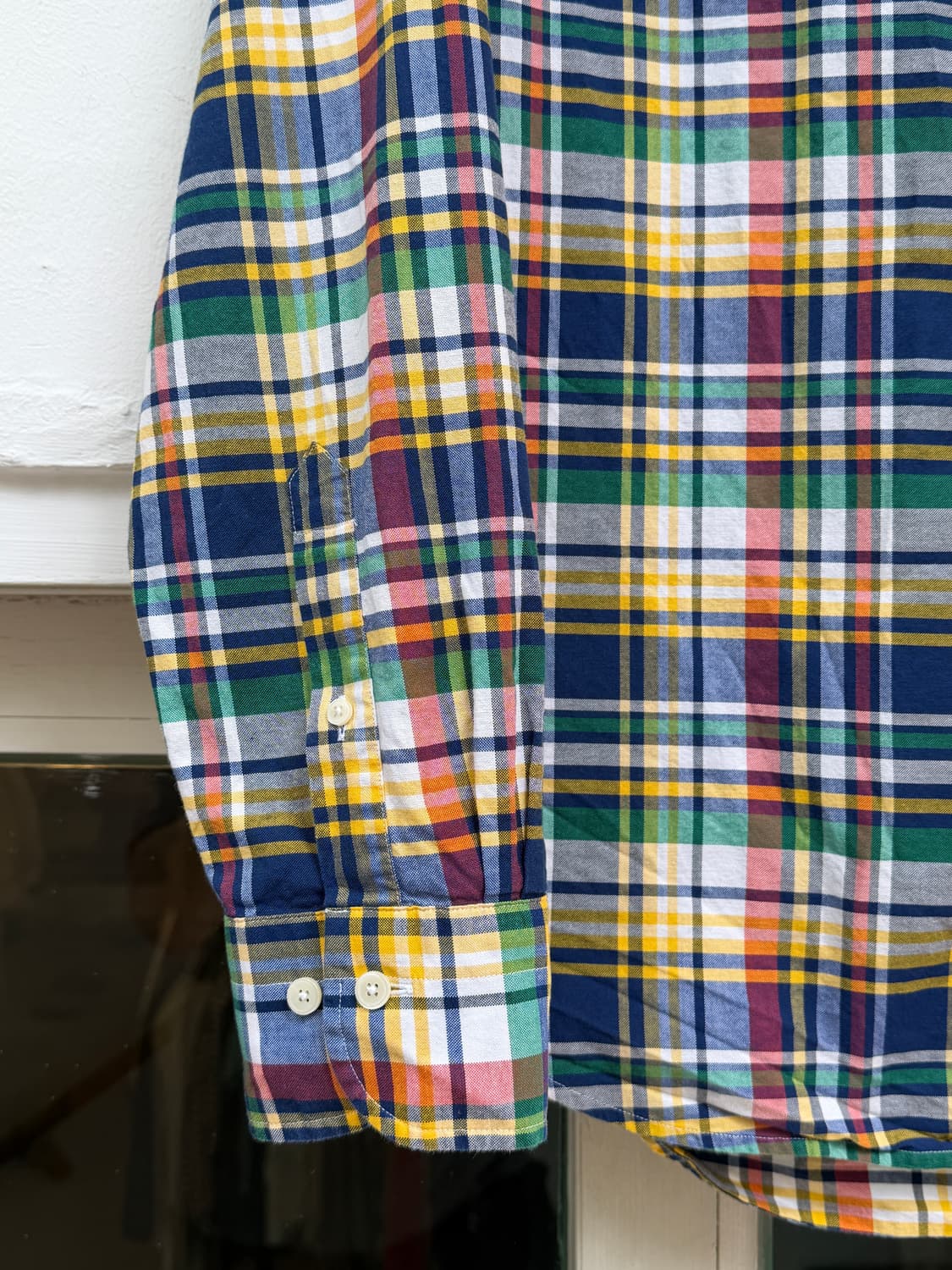 Gant 간트 헤리티지 플래드 체크 긴팔 버튼 다운 셔츠 L 상품이미지5