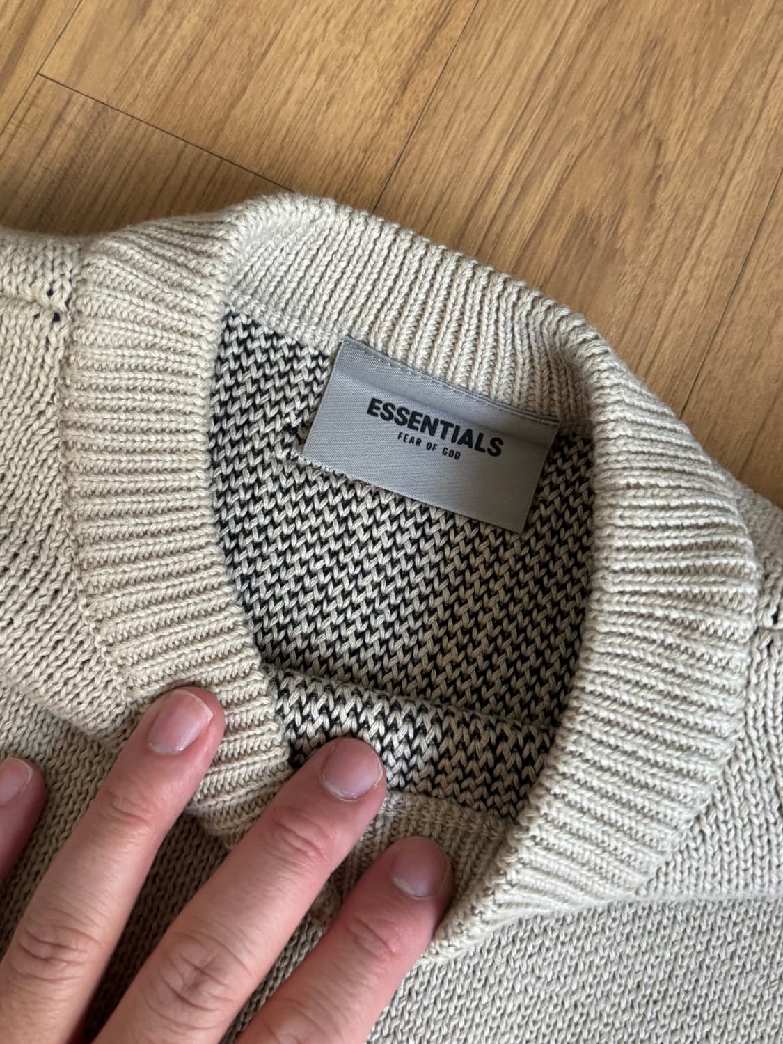 피어오브갓 에센셜 니트 S사이즈 상품이미지3