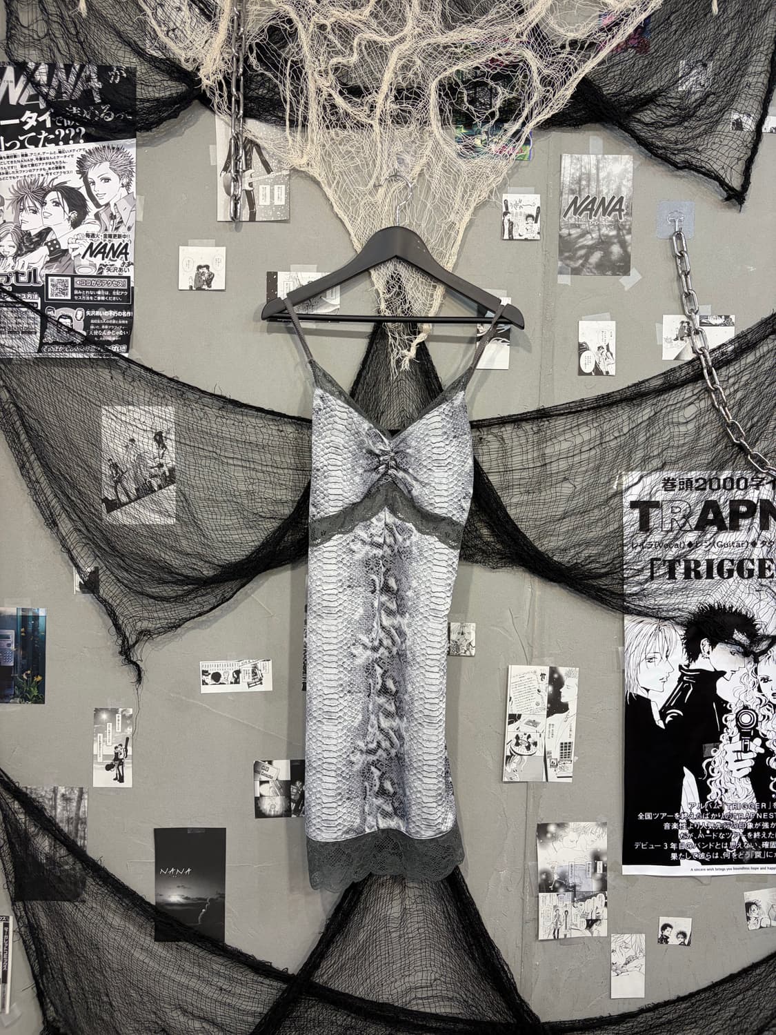 EbLIN python halterneck slip one-piece 상품이미지3