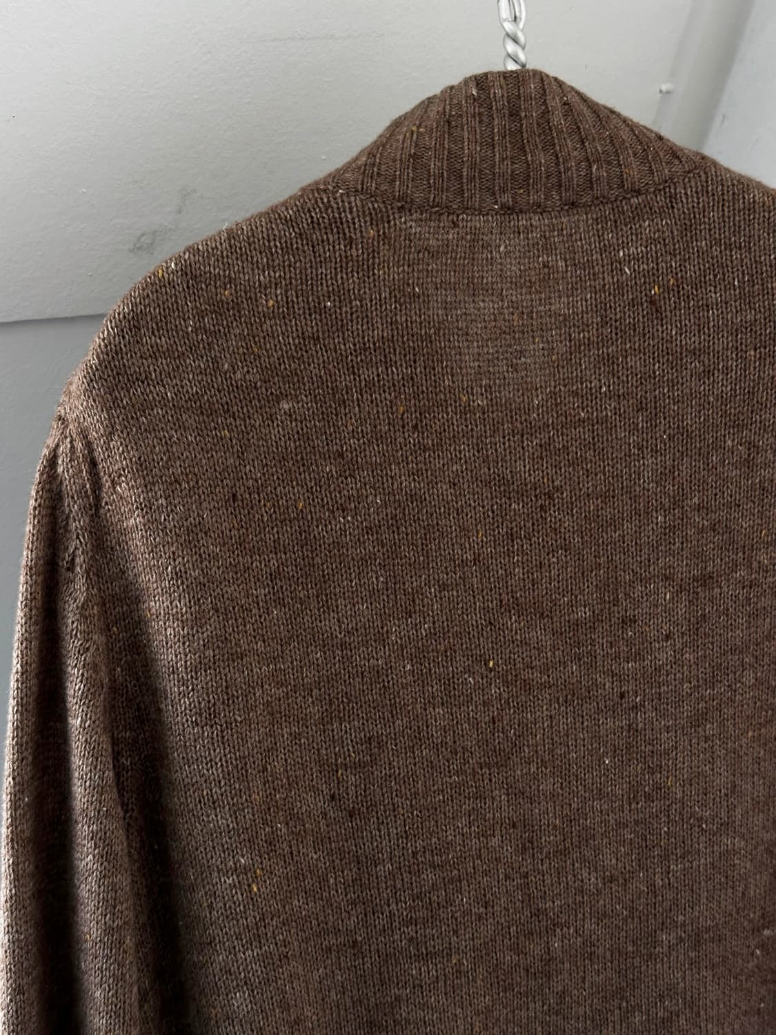 Wool blend zip design knit jacket 상품이미지3