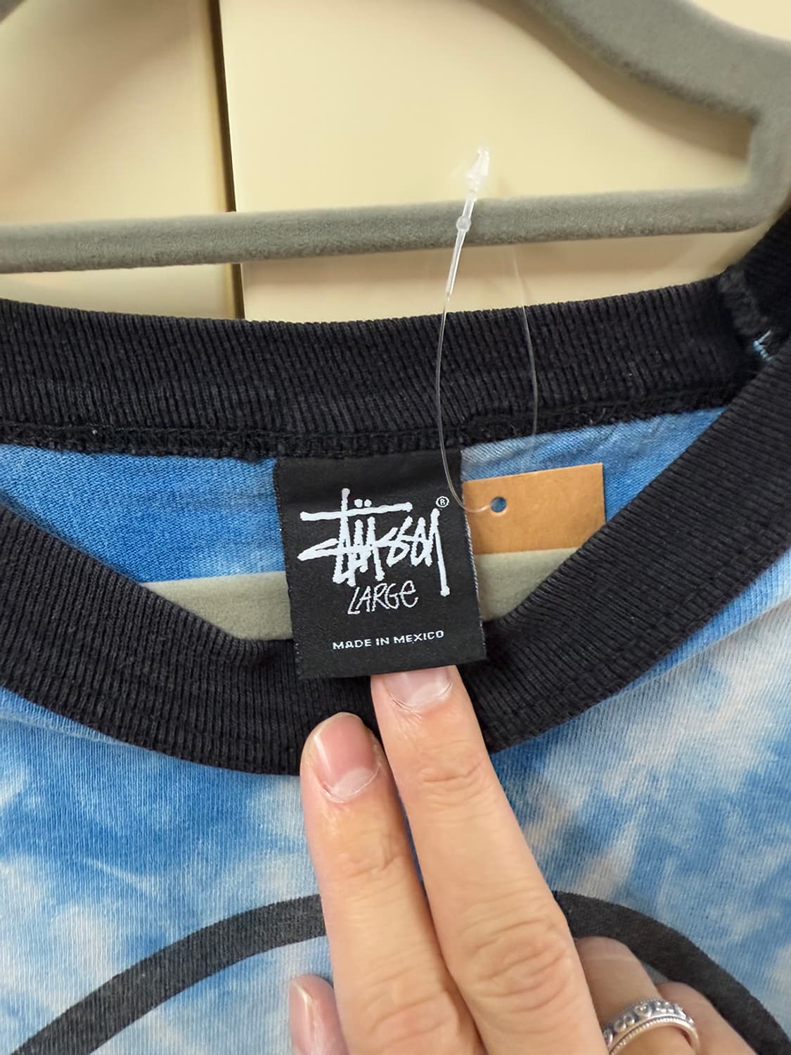 00s Old stussy tie dye t shirt 상품이미지3