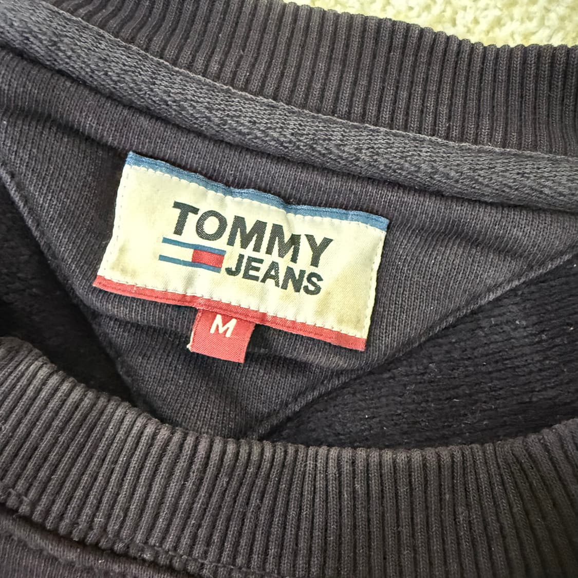 [M] 타미진스 스몰로고 블랙 맨투맨 0102T1 상품이미지3