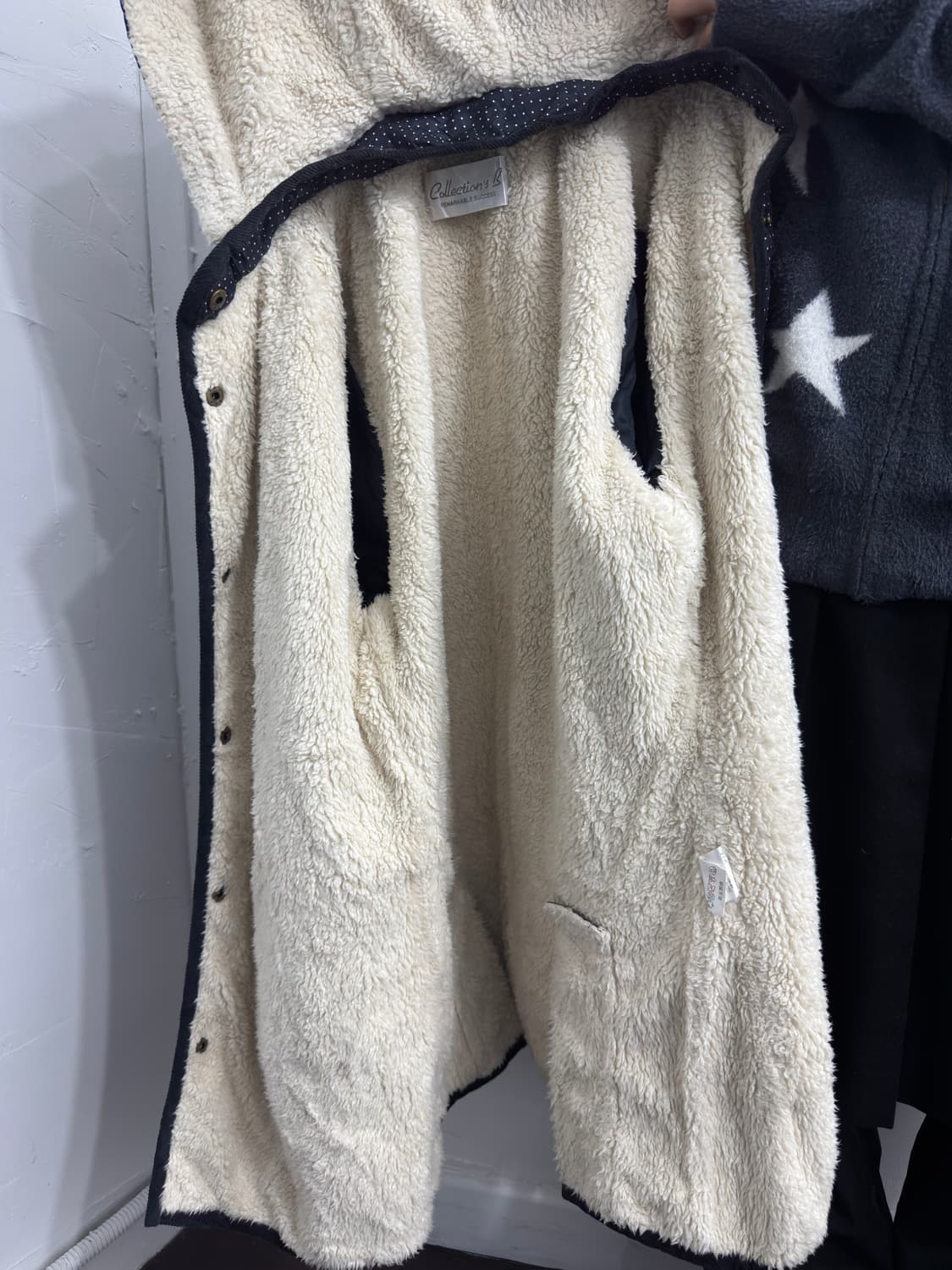 dot hood fleece padding 상품이미지6