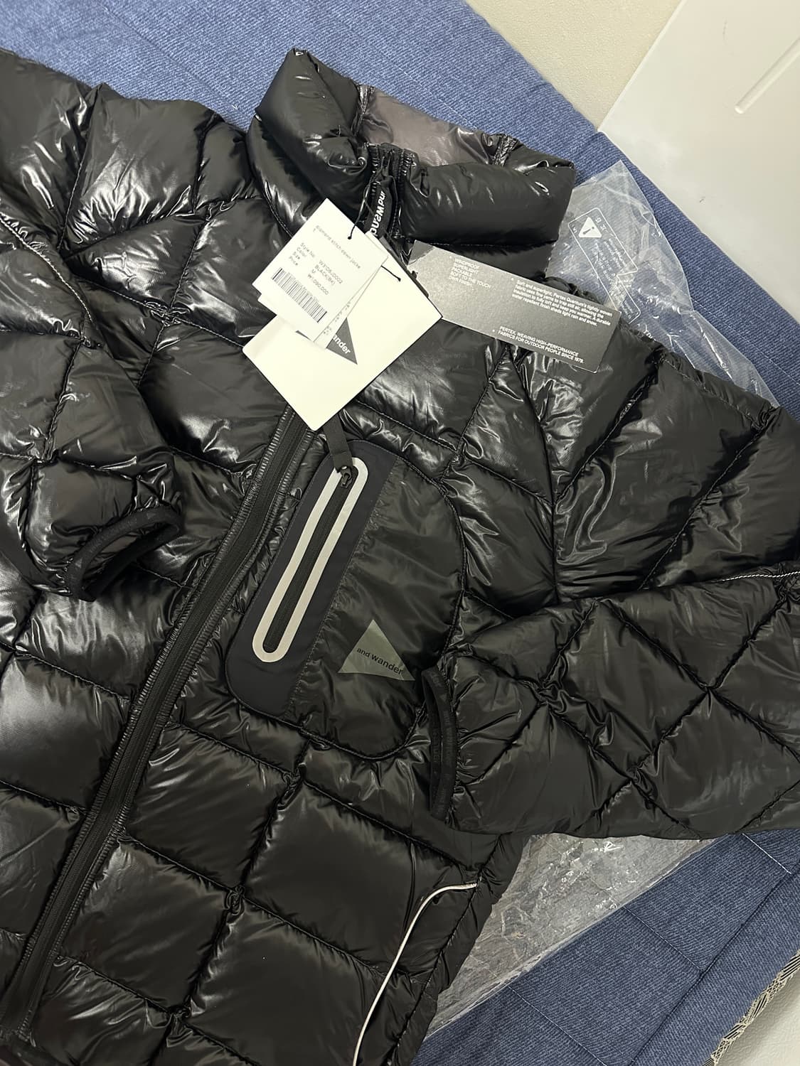 국내 백화점판 새상품 정가 109 앤드원더 다이아몬드 스티치 다운 패딩  상품이미지2