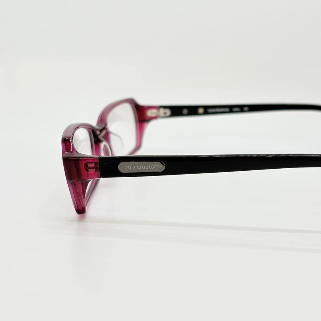 LOUIS QUATORZE 루이까또즈 레드 스퀘어 뿔테 상품이미지5