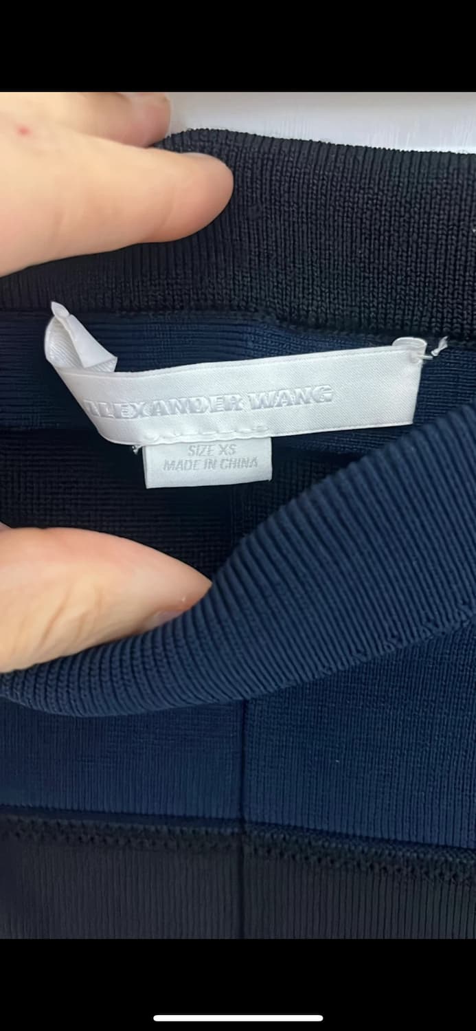 Alexander Wang 네이비 배색 레깅스 XS 상품이미지3