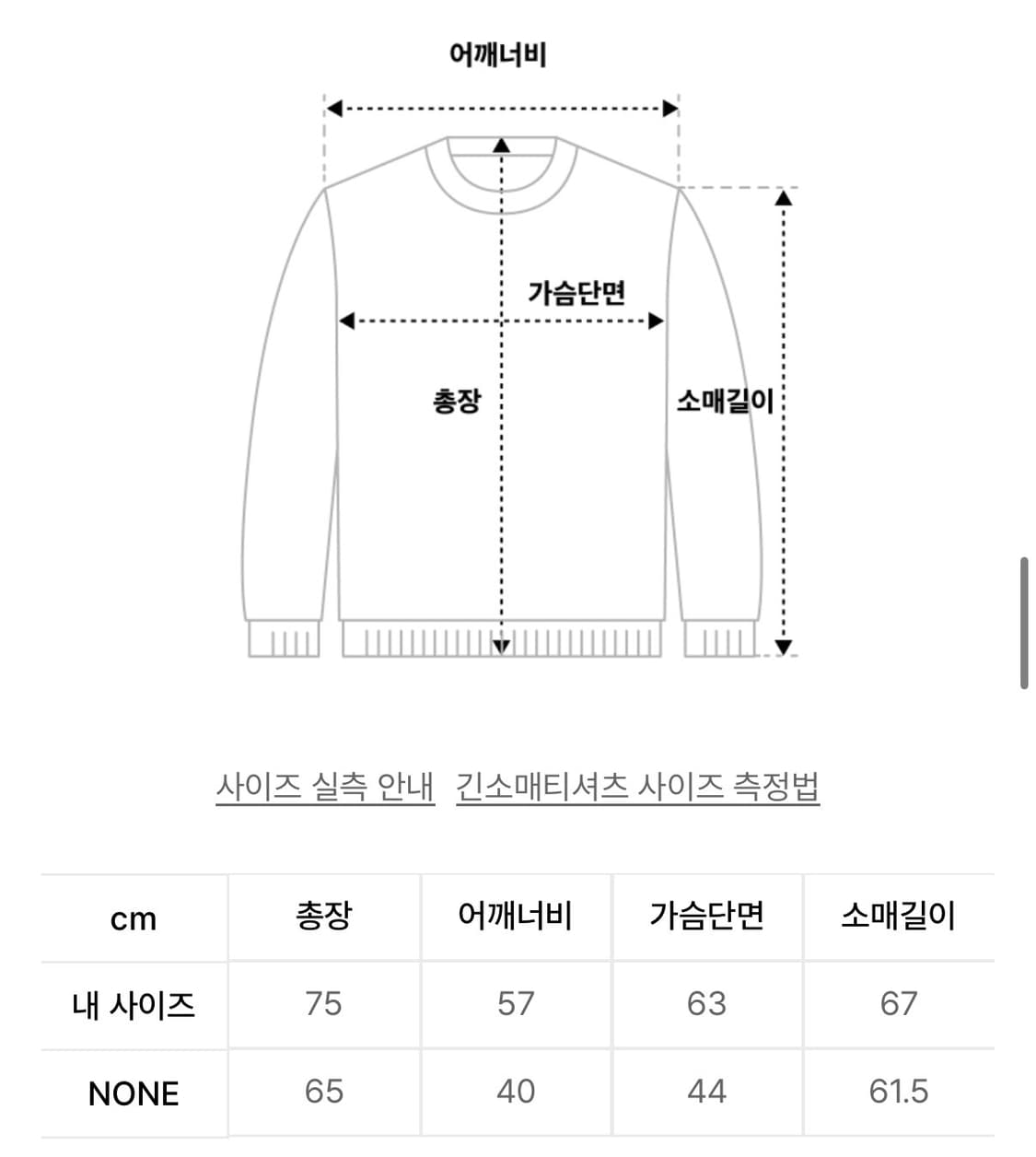 써넥트 레인보우 레이어드 롱슬리브 그린 상품이미지5