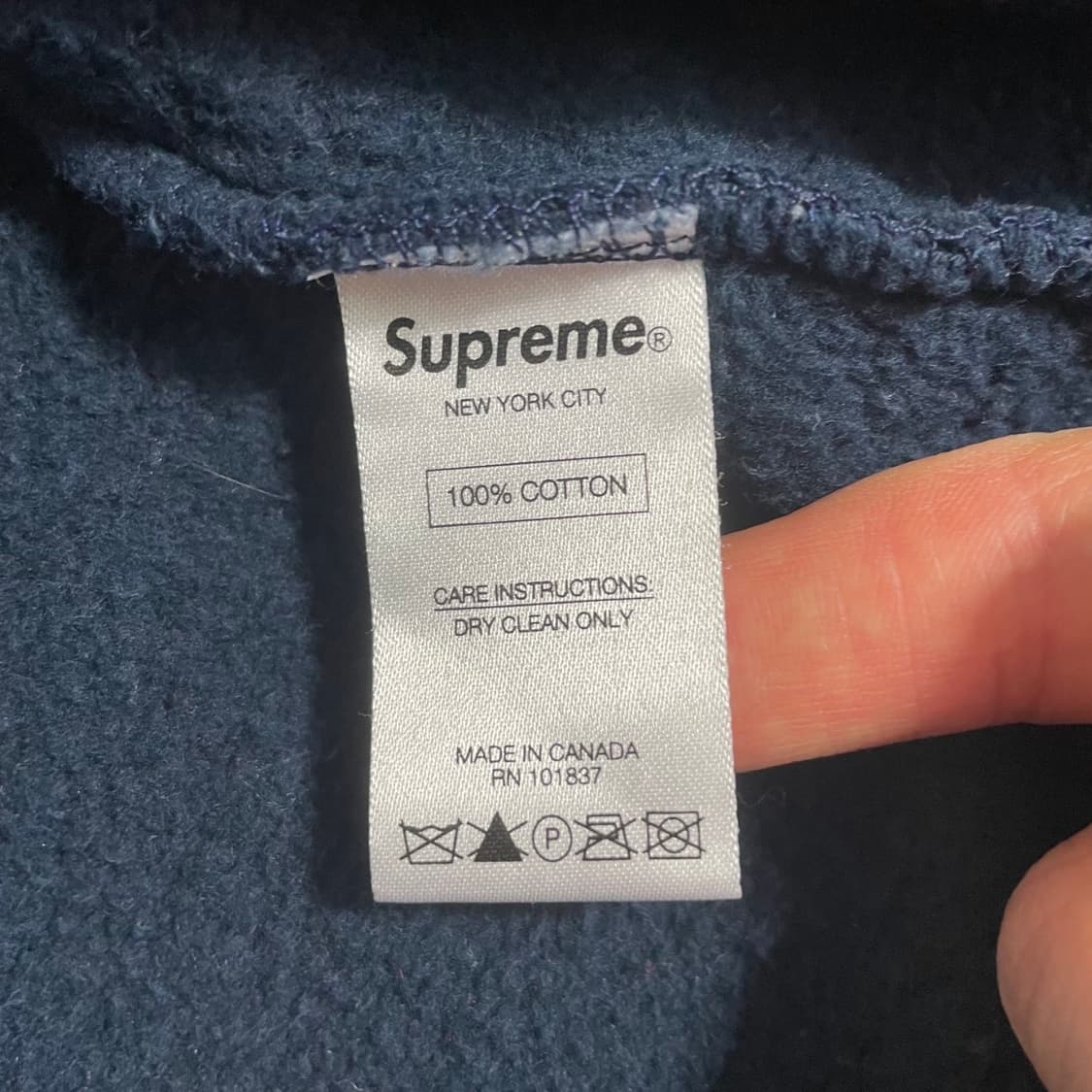 [M] 슈프림 기모 후드집업 (새상품급) 상품이미지6