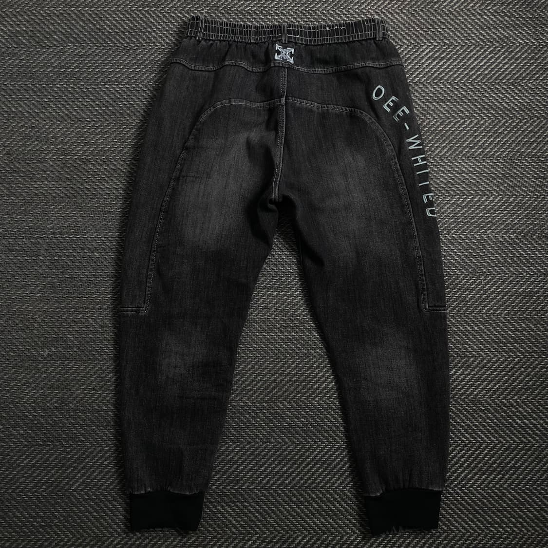 KUNSTSTTERD 백 자수로고 흑청 조거 팬츠 y 4389 상품이미지5