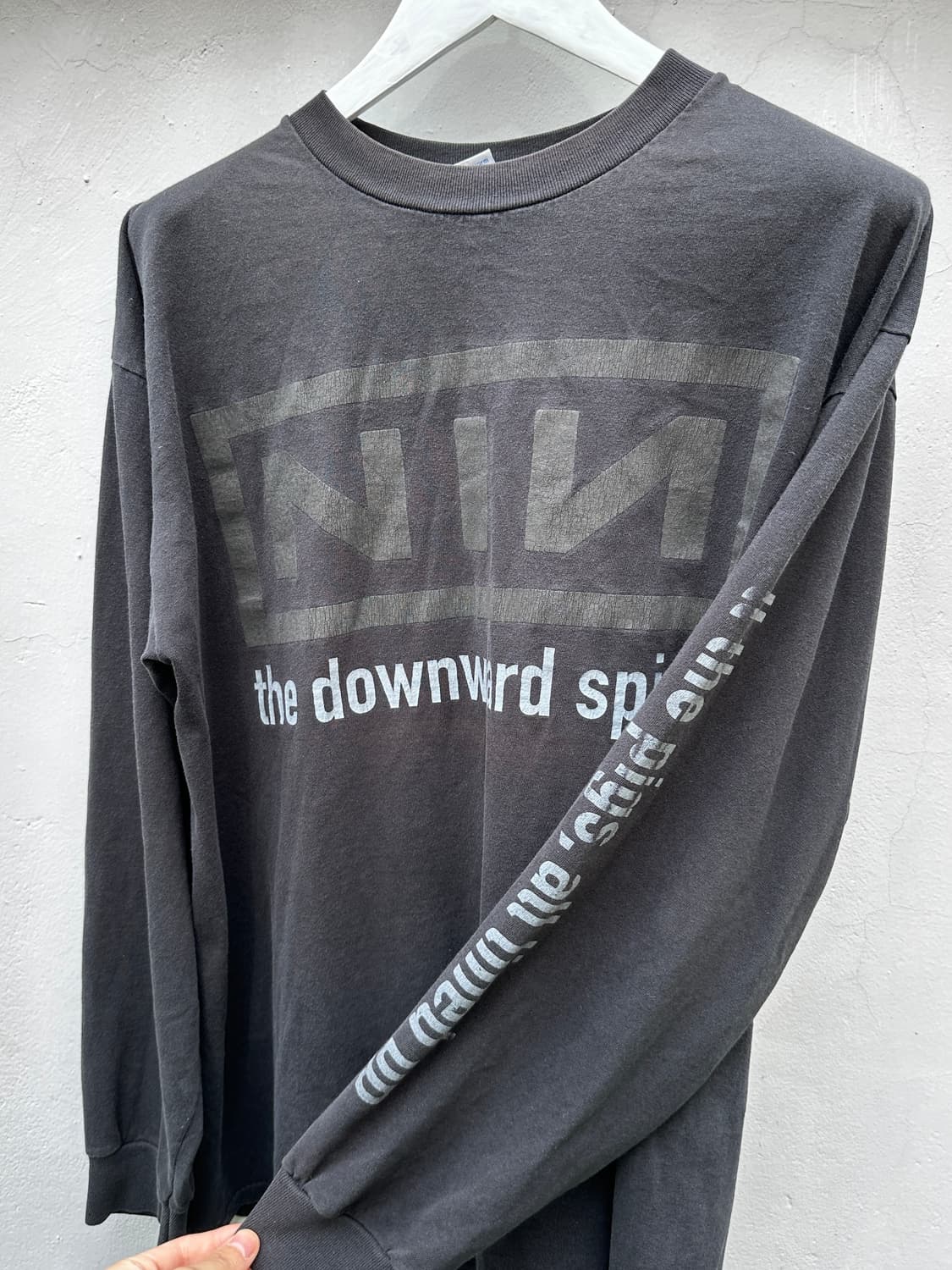 90s og 나인인치네일스 The Downward Spiral 롱슬리브 상품이미지3